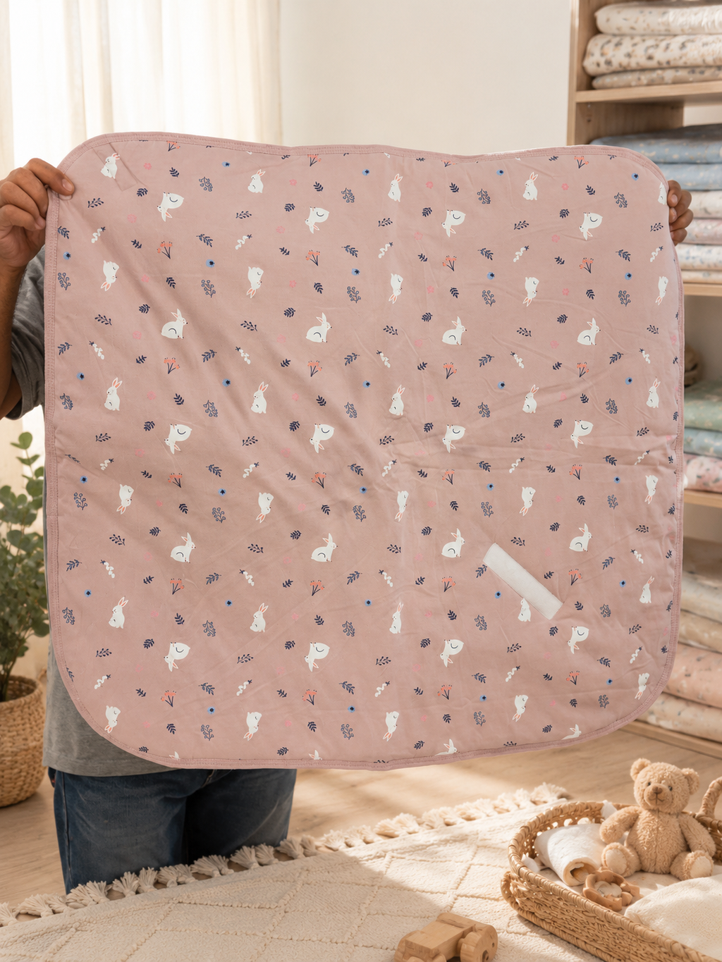 Cradle Soft cotton open Hooded wrapping