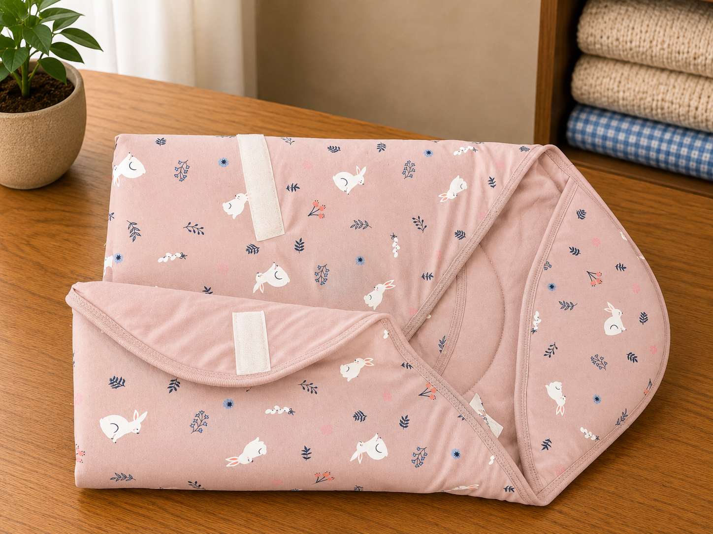 Cradle Soft cotton open Hooded wrapping