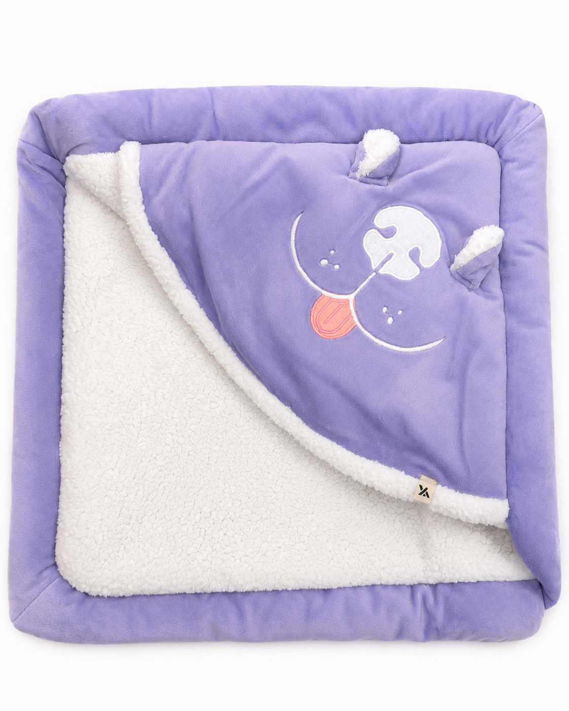 Yellow Apple Fur inside Warm wrapover - lavender