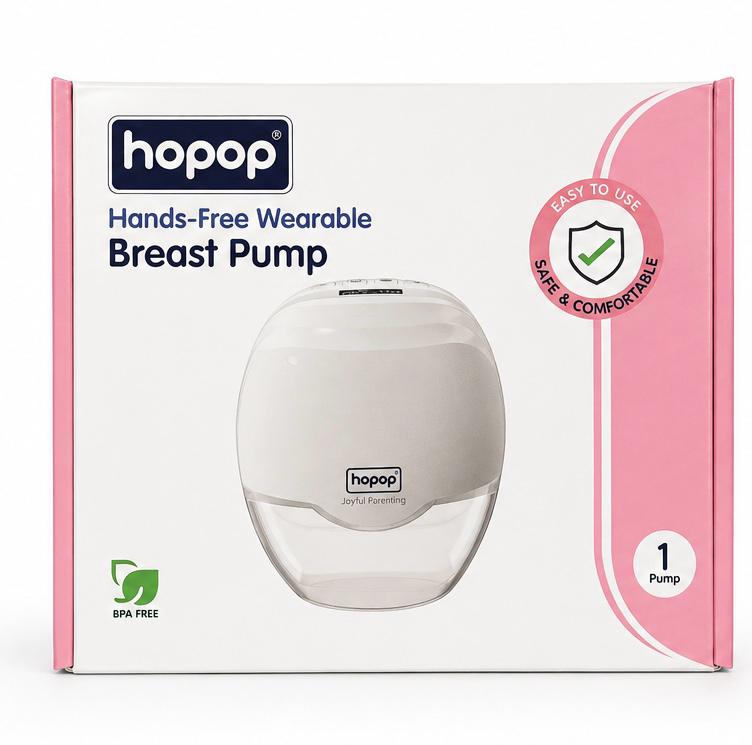 Hopop wearable breast pump - hands free-160ml