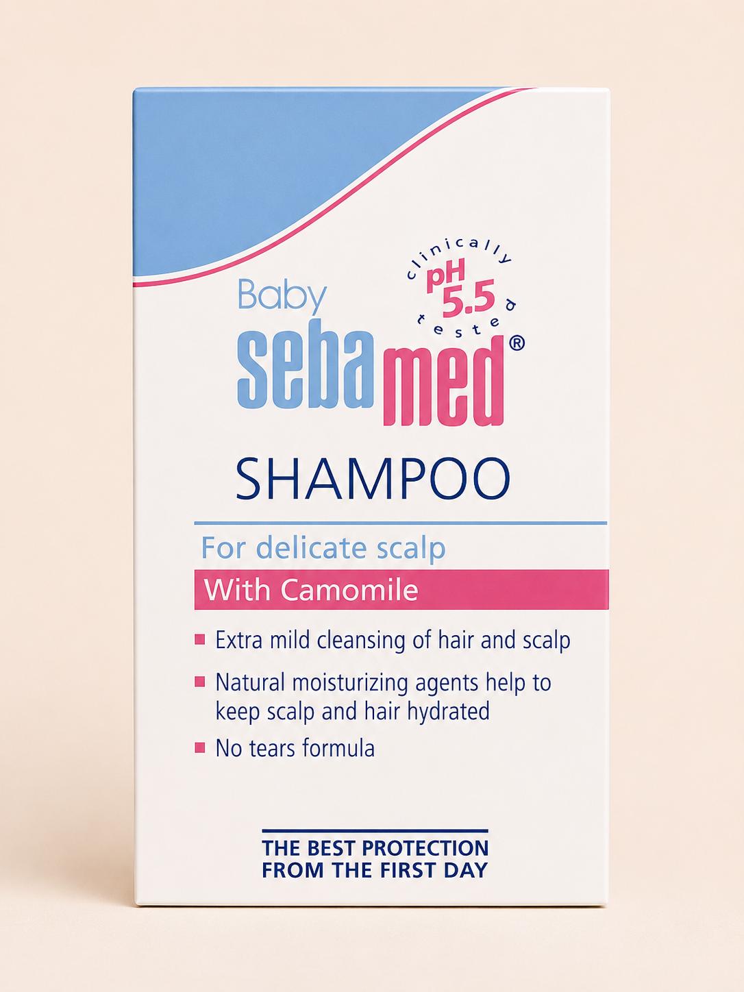 Sebamed baby shampoo for delicate scalp- no tears formula