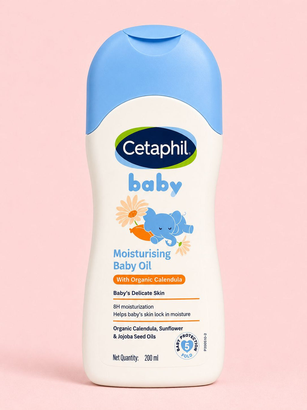 Cetaphil moisturising baby oil with organic calendula - 200ml