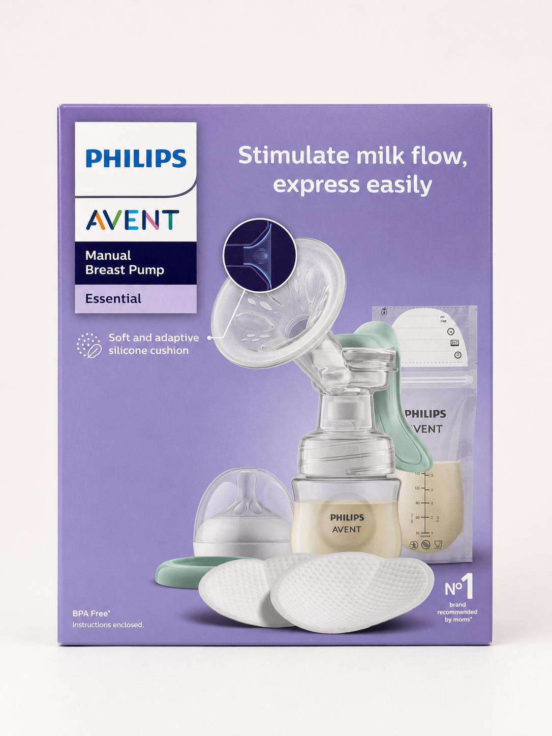 Philips Avent manual breast pump - BPA Free