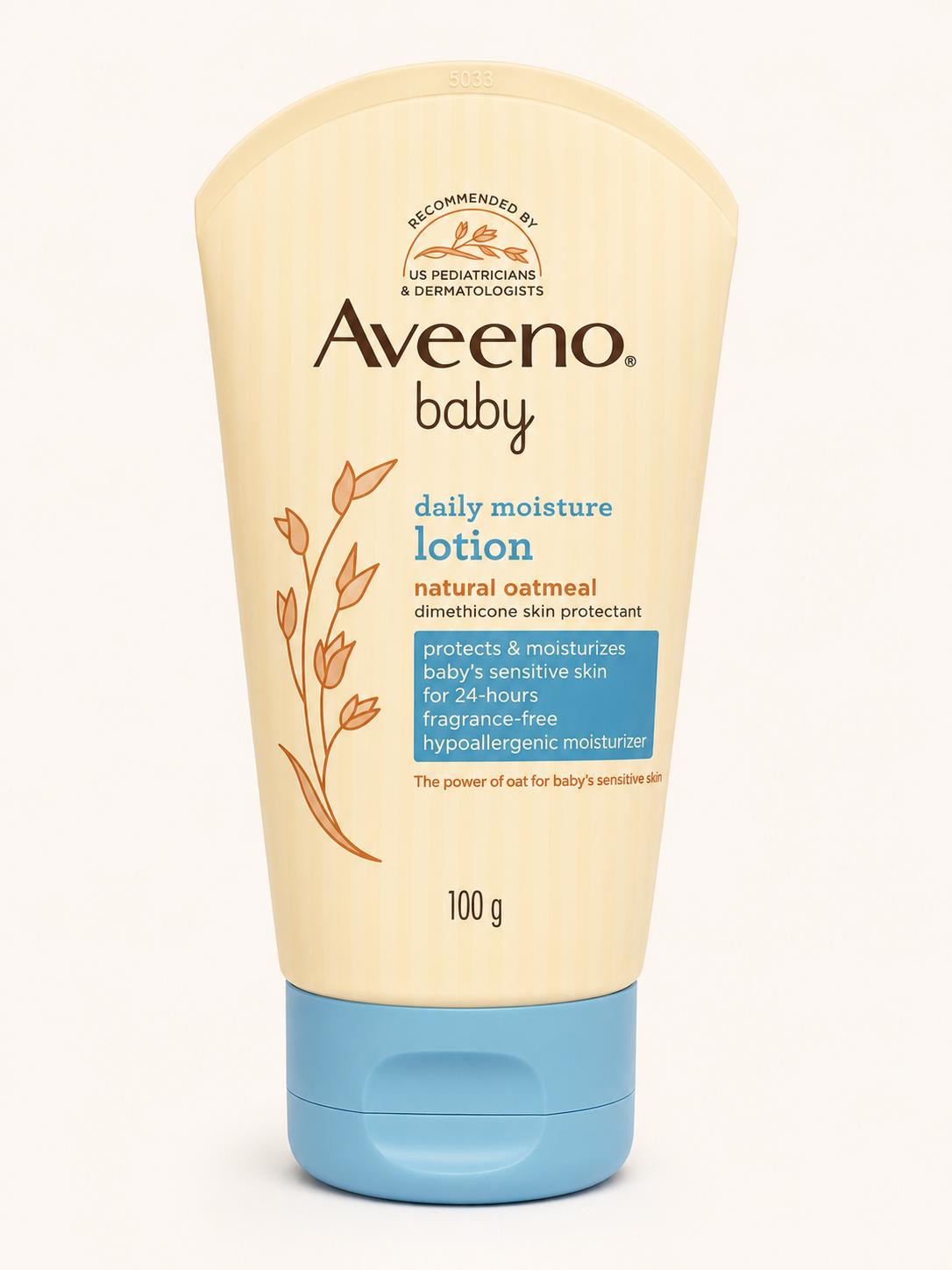 Aveeno baby daily moisture lotion - natural oatmeal - 100g