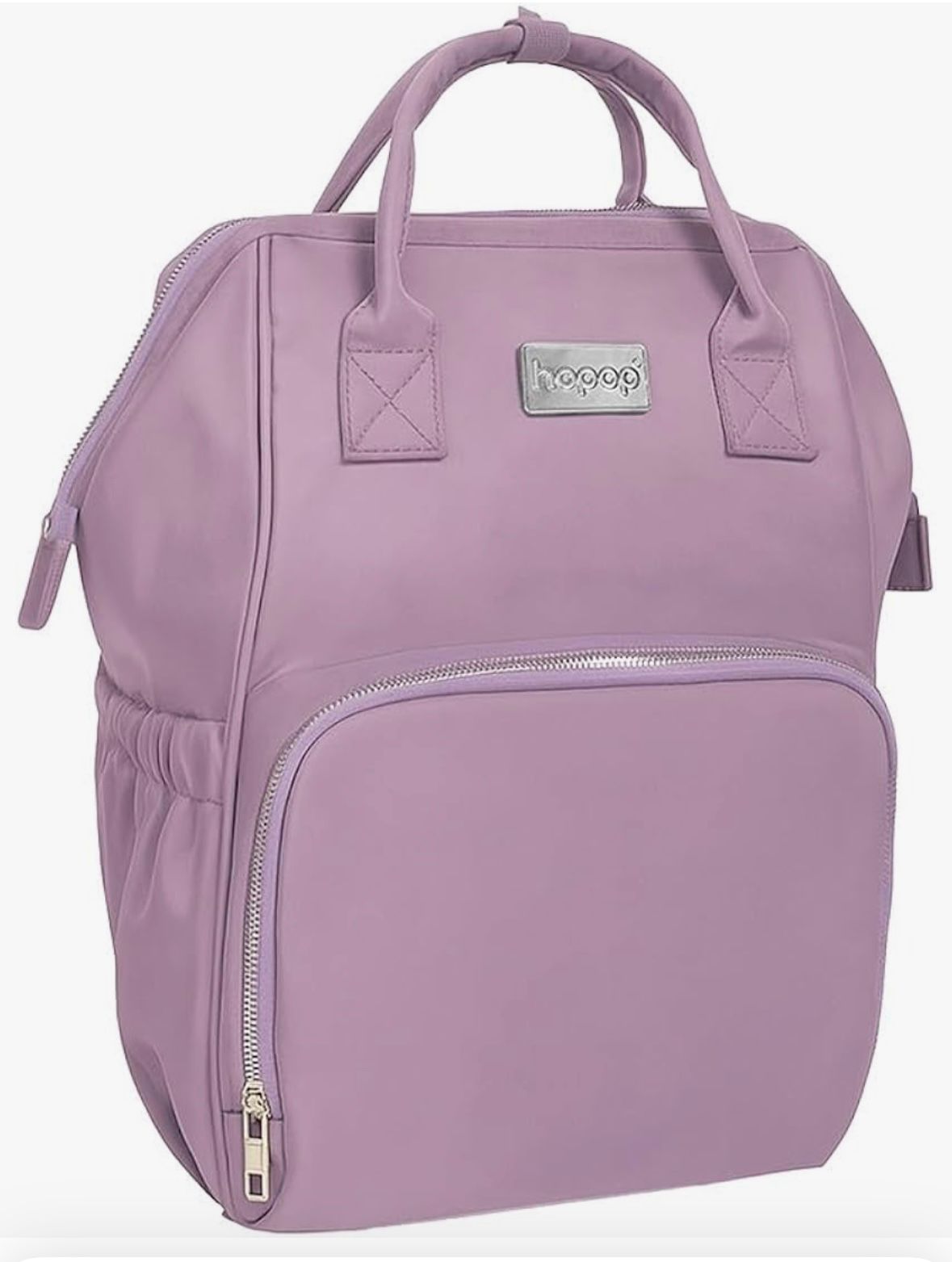 Hopop diaper bag for mothers - Multifunctional bag- large storage (lavendar)