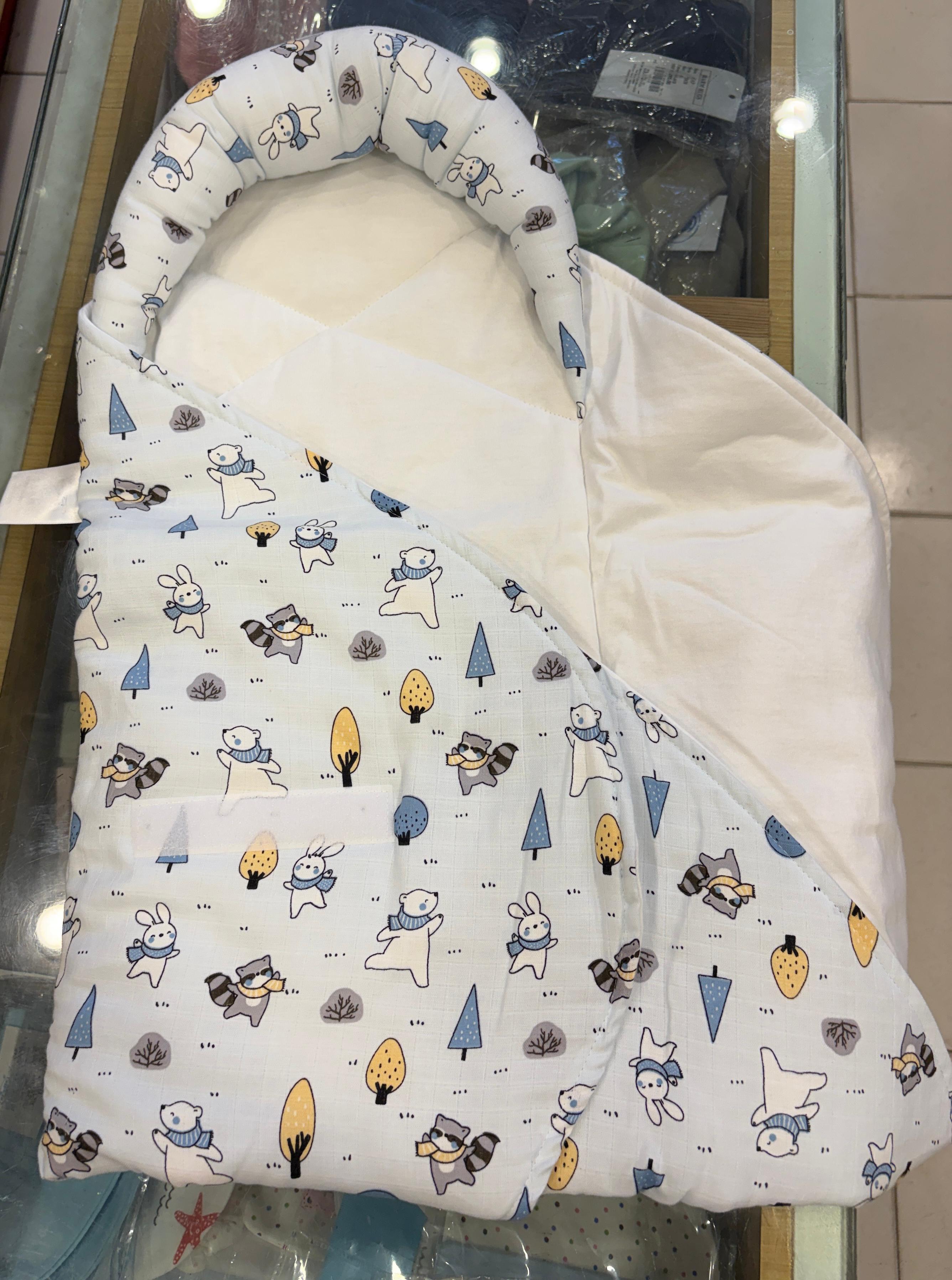 Cradle cotton Newborn wrapper (velcro)