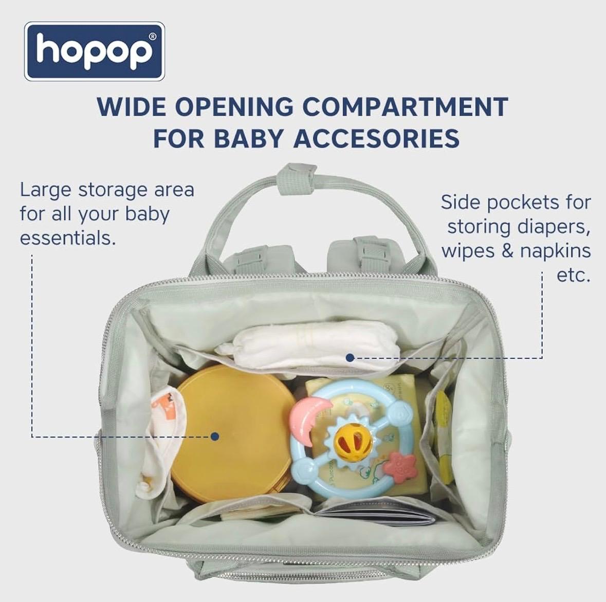 hopop diaper bag for mothers - for travel- multifunctional bag
