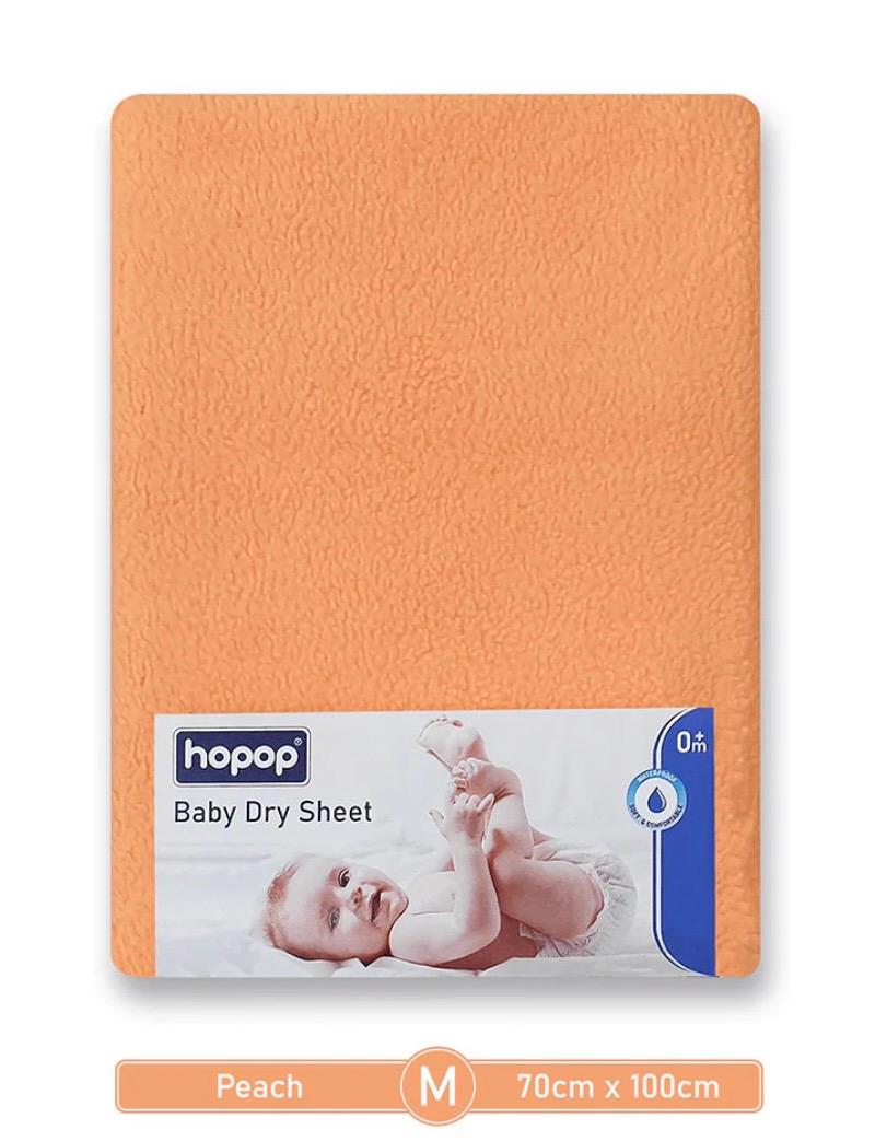 Hopop waterproof baby bed protector- quick Dry sheet- medium size
