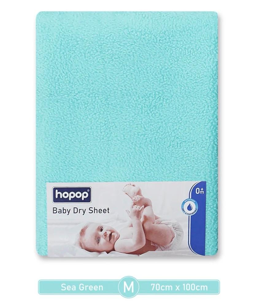 Hopop waterproof baby bed protector- quick Dry sheet- medium size