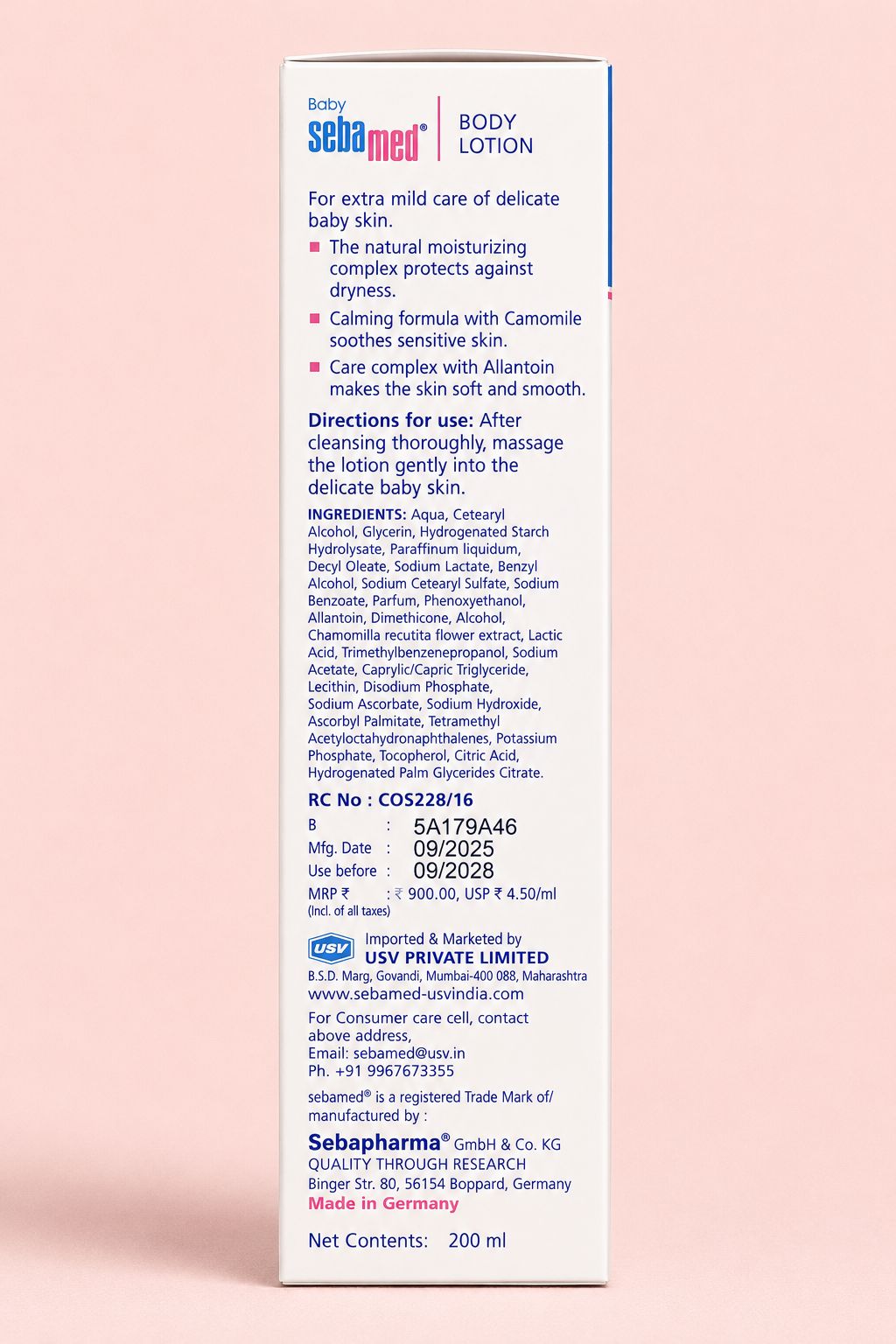 Sebamed  body lotion for delicate skim (ph5.5) 200ml