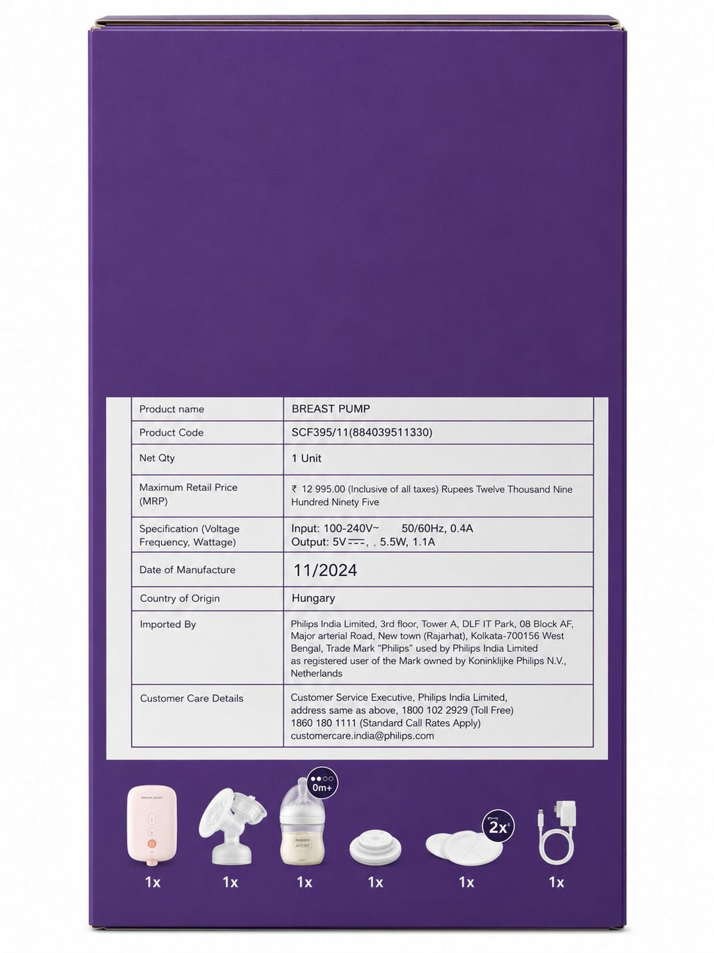 Philips avent single electric breast pump advanced