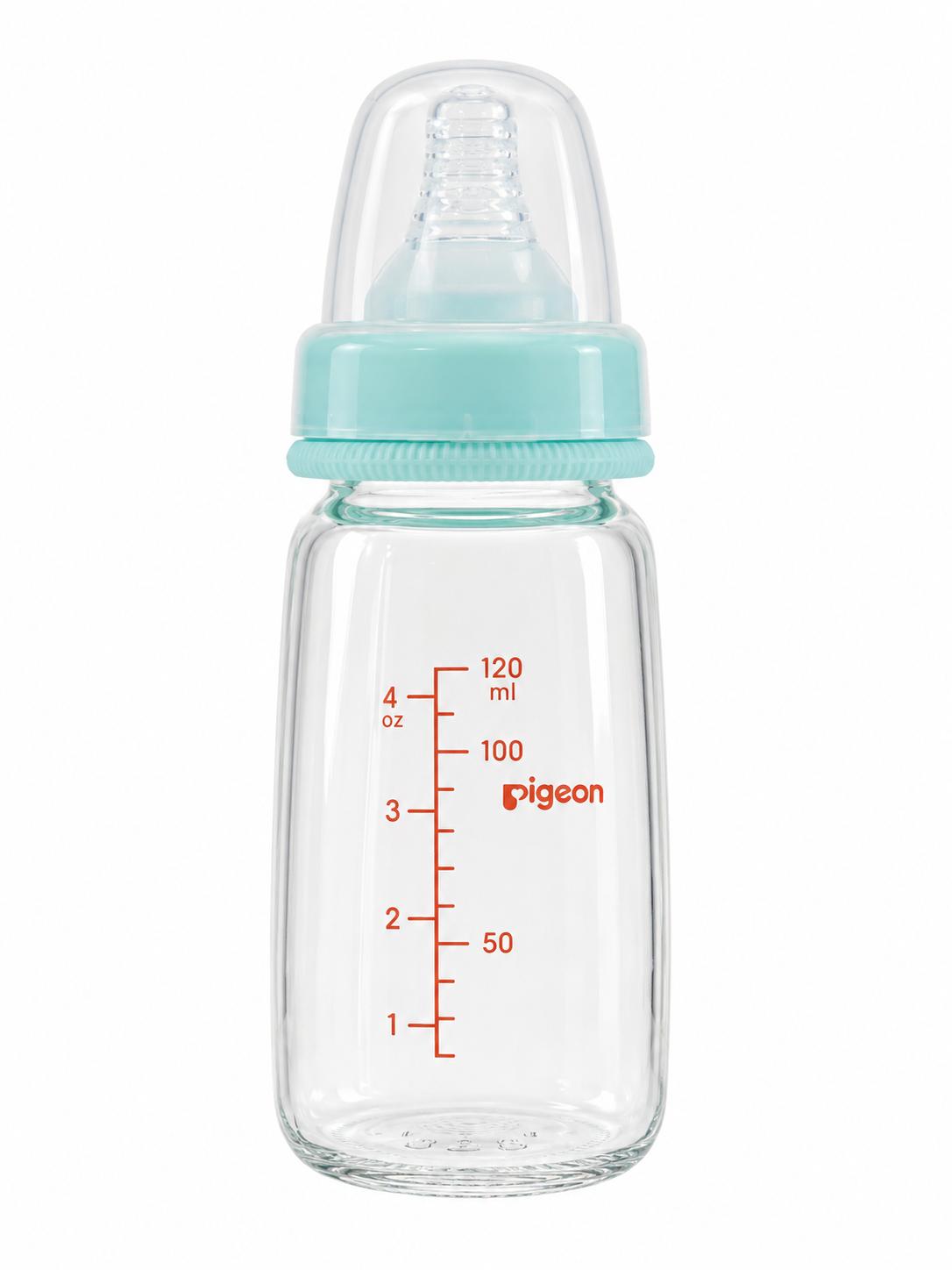 Pigeon flexible glass feeding bottle - 0+ Months - 120ml