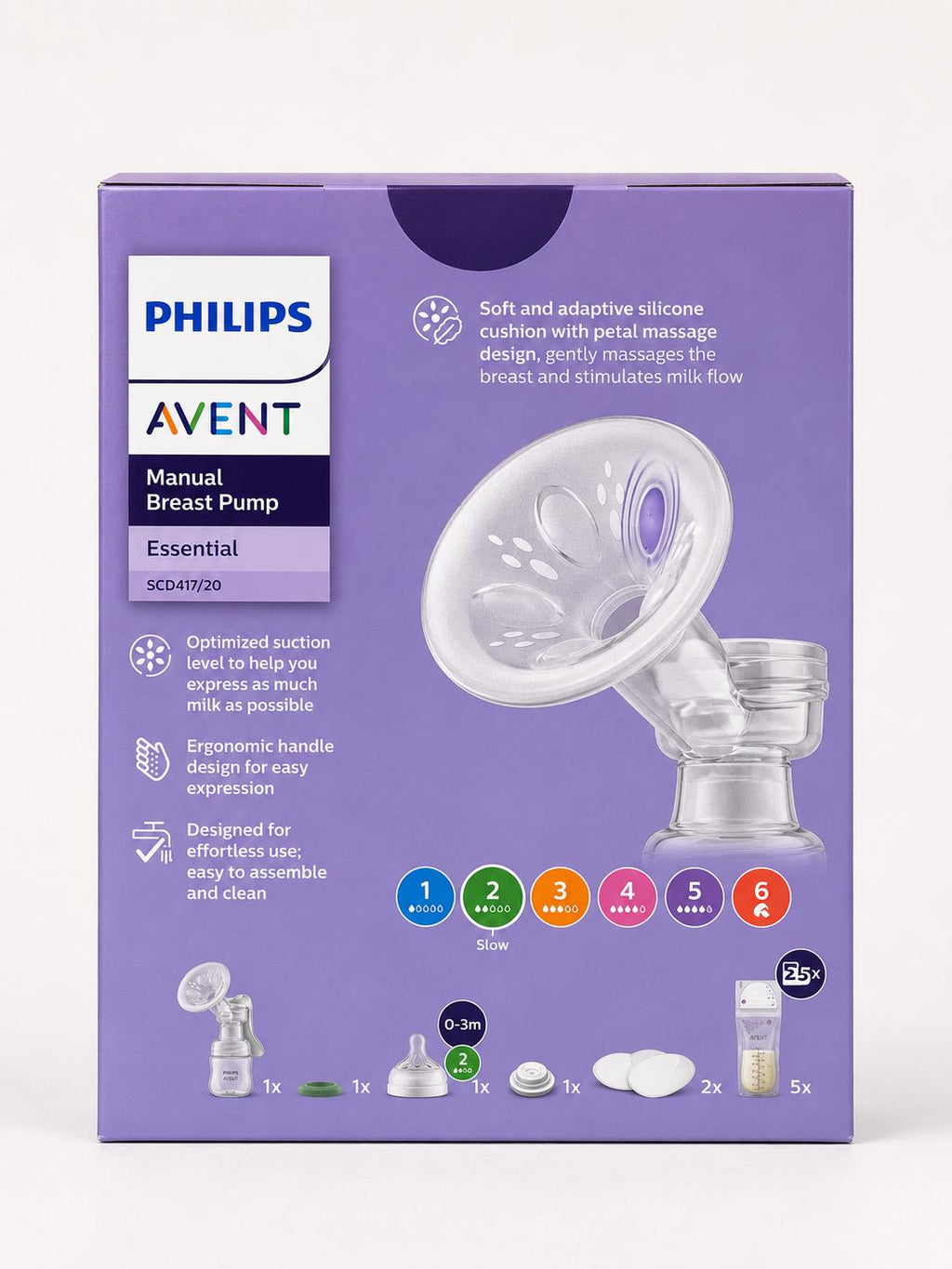 Philips Avent manual breast pump - BPA Free
