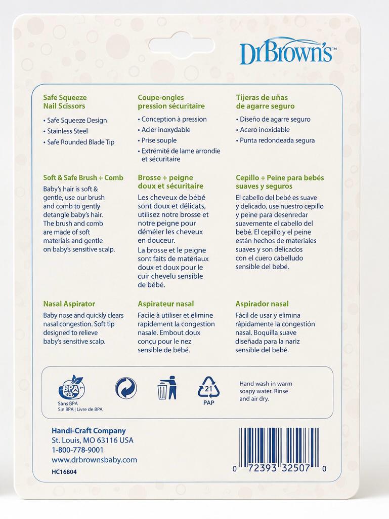 Dr.Browns baby care Essentials - safely groom and care for baby