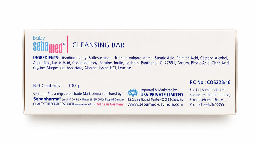 Sebamed  baby cleansing bar - 100g